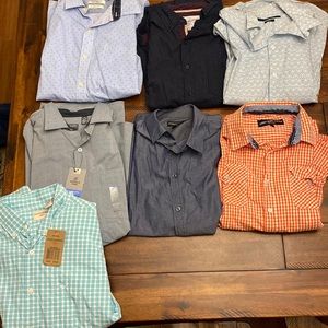 Mens bundle of dress shirts